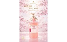 BEVERLY BEAUTY SAKURA BODY WASH 樱花多肽沐浴露 650ml